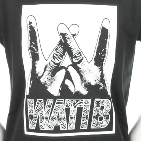 Wati B - Tee Shirt Enfant Wati B Wad Noir Bandana
