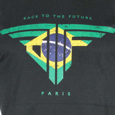 BTTF - Tee Shirt Kaaris BTTF Back To The Future Bresil Noir