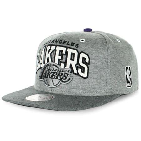 Mitchell and Ness - Casquette Snapback Mitchell And Ness Warm Up Los Angeles Lakers