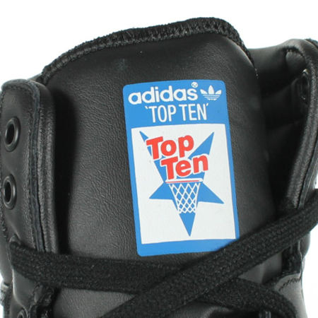 adidas - Baskets Adidas Top Ten Hi Noir Cuir