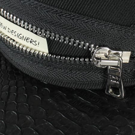 The New Designers ! - Casquette Snapback The New Designers Zip Snake Noir Argent