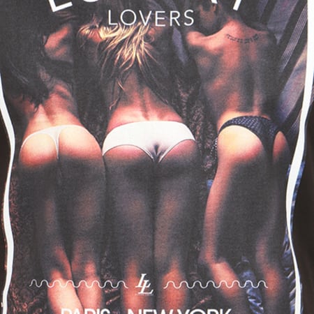 Luxury Lovers - Tee Shirt Luxury Lovers 3 Queens Noir