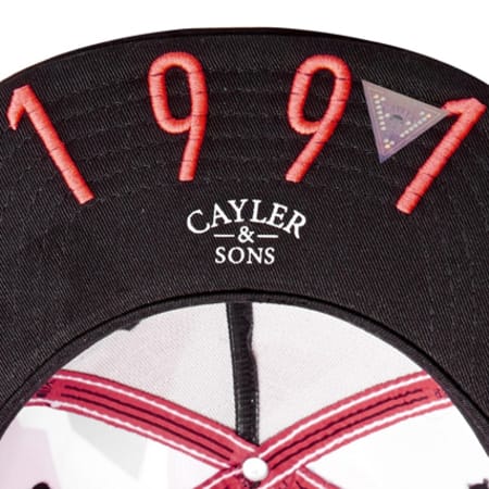 Cayler And Sons - Casquette Snapback Cayler And Sons 1991 Blanc Noir