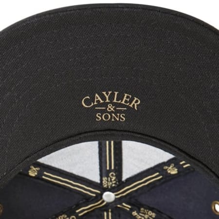 Cayler And Sons - Casquette Strapback Cayler And Sons Flatbush Black Snake Gold