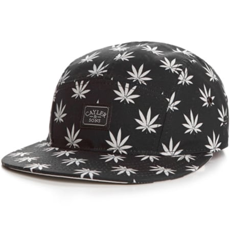 Cayler And Sons - Casquette 5 Panel Cayler And Sons Budz And Stripes Noir