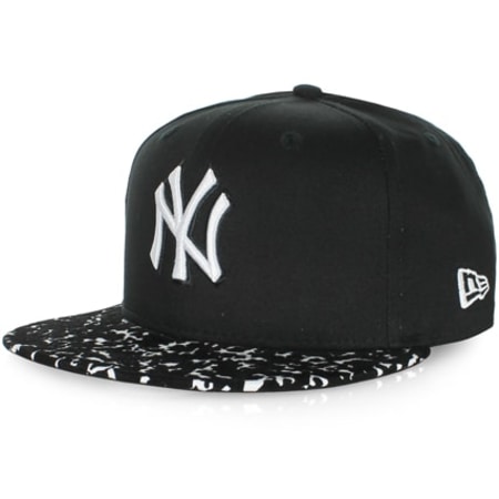 New Era - Casquette Snapback New Era Team Pad New York Yankees Noir
