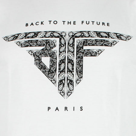 BTTF - Tee Shirt Kaaris BTTF Back To The Future Bandana White