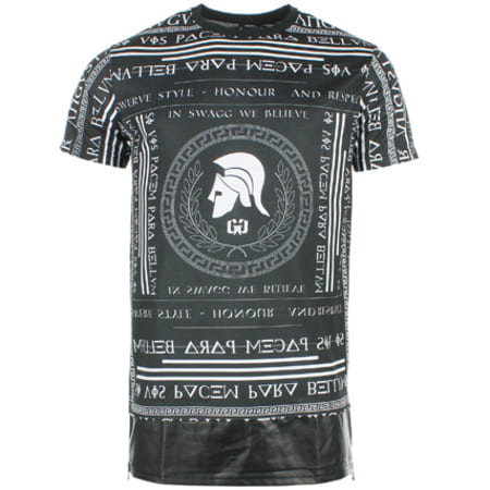 Swagg - Tee Shirt Oversize Swagg M66 Grec Paper Noir