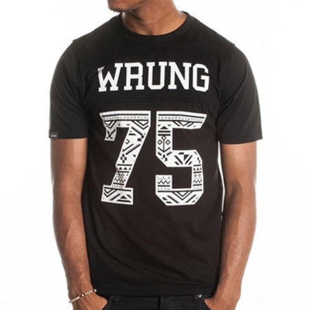 Wrung - Tee Shirt Wrung LineBacker Etnic Noir
