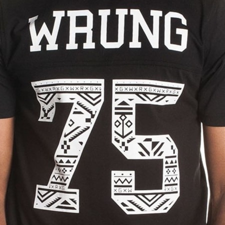 Wrung - Tee Shirt Wrung LineBacker Etnic Noir