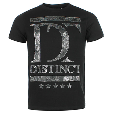 Distinct - Tee Shirt Distinct Texture Noir