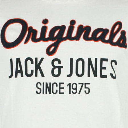 Jack And Jones - Tee Shirt Jack And Jones New Ave Blanc
