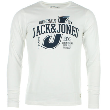 Jack And Jones - Pull Léger Jack And Jones Raffa Blanc
