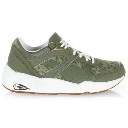 Puma trinomic disc femme verte