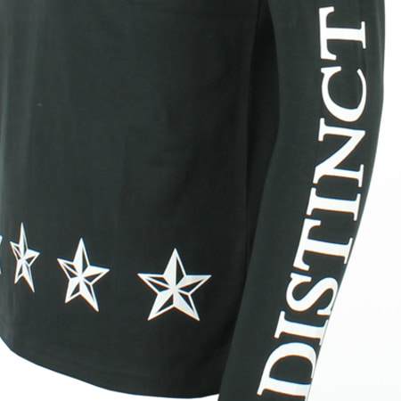 Distinct - Tee Shirt Manches Longues Distinct Rider Noir