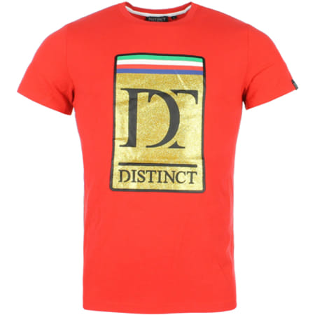 Distinct - Tee Shirt Distinct Enzo Rouge