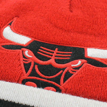 Mitchell and Ness - Bonnet Mitchell And Ness Stripe Chicago Bulls Rouge