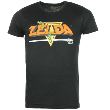 Zelda - Tee Shirt Zelda Logo 212623NTN Noir