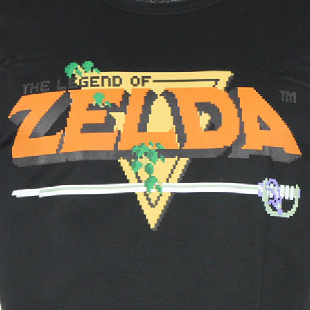 Zelda - Tee Shirt Zelda Logo 212623NTN Noir