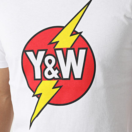 Y et W - Tee Shirt Y et W Lightning Blanc
