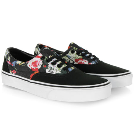 Vans floral era noir new arrivals