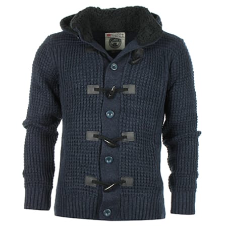 Geographical Norway - Pull Cardigan Geographical Norway Forget Bleu Marine