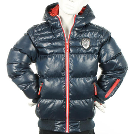 Geographical Norway - Doudoune Enfant Geographical Norway Casamia Bleu Rouge