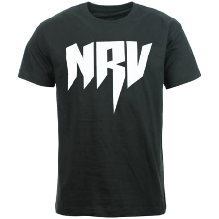 Sadek - Tee Shirt Sadek NRV Noir Logo Blanc