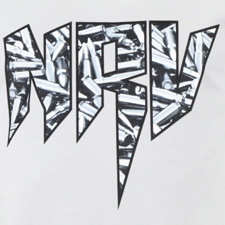 Sadek - Tee Shirt Sadek NRV Blanc Logo Bullet