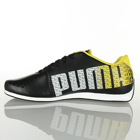 Puma - Baskets Puma Evospeed Ferrari 305140 Black White Vibrant Yellow
