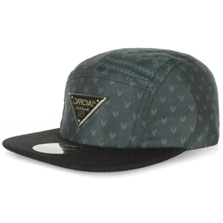 Official - Casquette 5 Panel Official Real Bois Camp Black