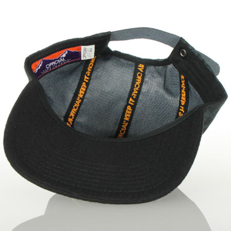 Official - Casquette 5 Panel Official Real Bois Camp Black