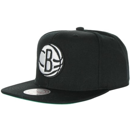 Mitchell and Ness - Casquette Snapback Mitchell And Ness Wool Solid Brooklyn Nets