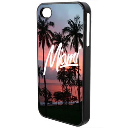 Luxury Lovers - Coque Smartphone Miami Noir
