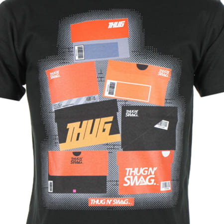 Thug N Swag - Tee Shirt Thug N Swag Box Wall Noir