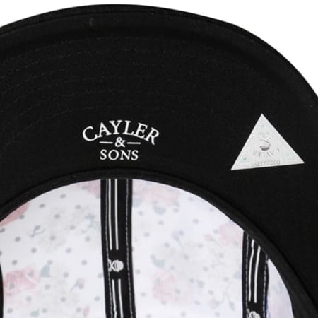 Cayler And Sons - Casquette 5 Panel Cayler And Sons Paris Throwback Floral Noir