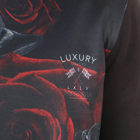 Luxury Lovers - Sweat Crewneck All Roses Noir