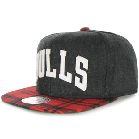 Mitchell and Ness - Casquette Snapback Mitchell And Ness Letterman Chicago Bulls