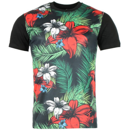 Thug N Swag - Tee Shirt All Tropical Noir Floral
