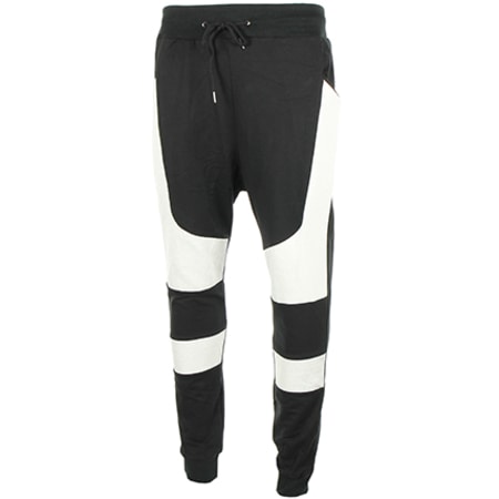 VIP Clothing - Pantalon Jogging Sarouel VIP Clothing 038 Noir Blanc
