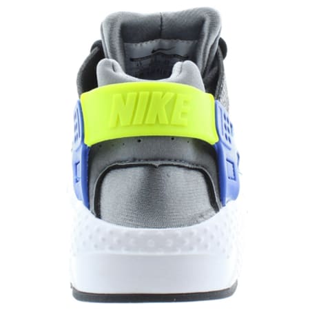 Nike - Baskets Nike Huarache Run GS Black Hyper Cobalt Grey Volt