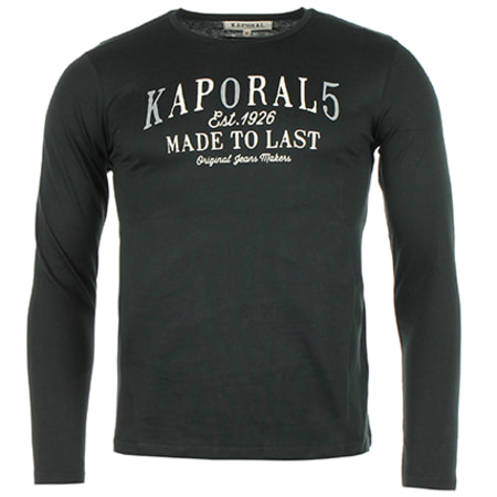 Kaporal - Tee Shirt Manches Longues Kaporal Klimt Noir