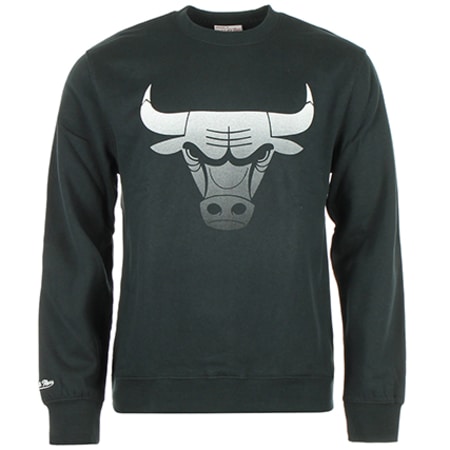 Mitchell and Ness - Sweat Crewneck Mitchell And Ness Gradient Infill Chicago Bulls Noir