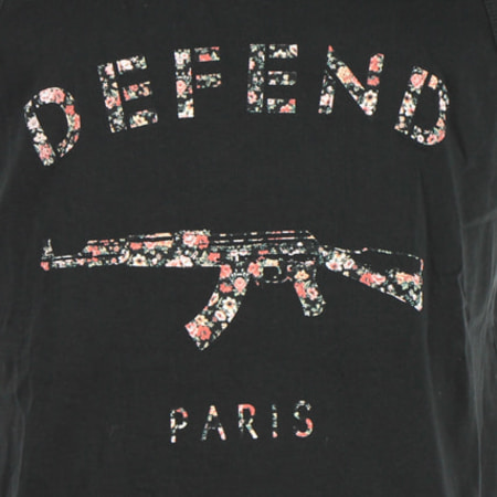Defend Paris - Débardeur Defend Paris Flower Noir