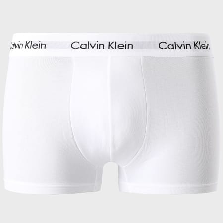 Calvin Klein - Lot de 3 Boxers Coton Stretch U2664G Noir Blanc Gris