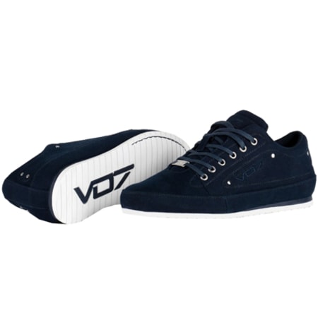 VO7 - Baskets VO7 Yacht Canvas Bleu Marine