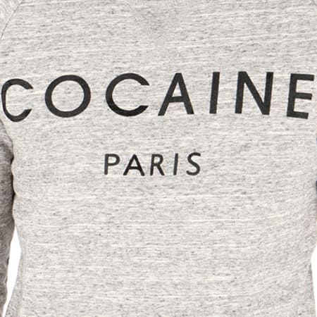French Arrogance - Sweat Crewneck Cocaine Gris Chiné