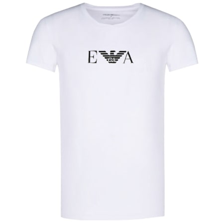 Emporio Armani - Lot De 2 Tee Shirts Emporio Armani Girocollo Blanc