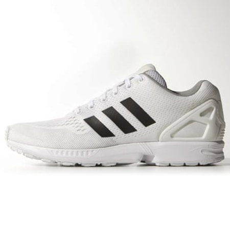 baskets adidas zx flux black white black