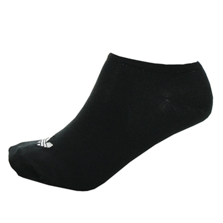 Adidas Originals - Lote de 3 Pares de Calcetines Invisibles Trefoil Liner S20274 Negro